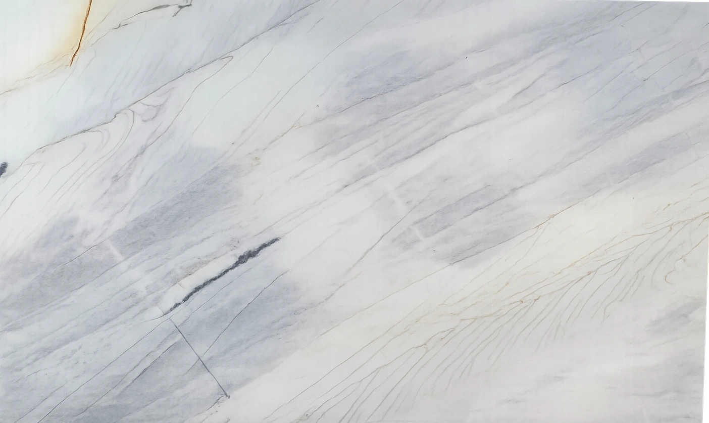 Exotic quartzite slab surface detail